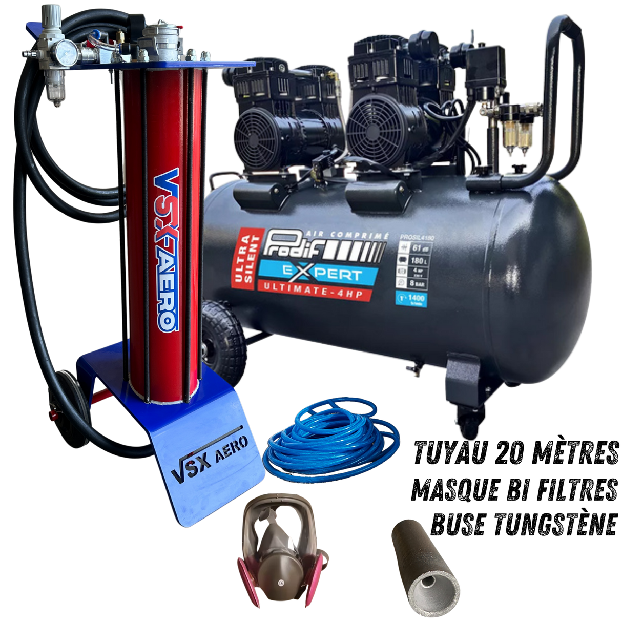 Pack Sableuse aérogommeuse VSX Aéro 15