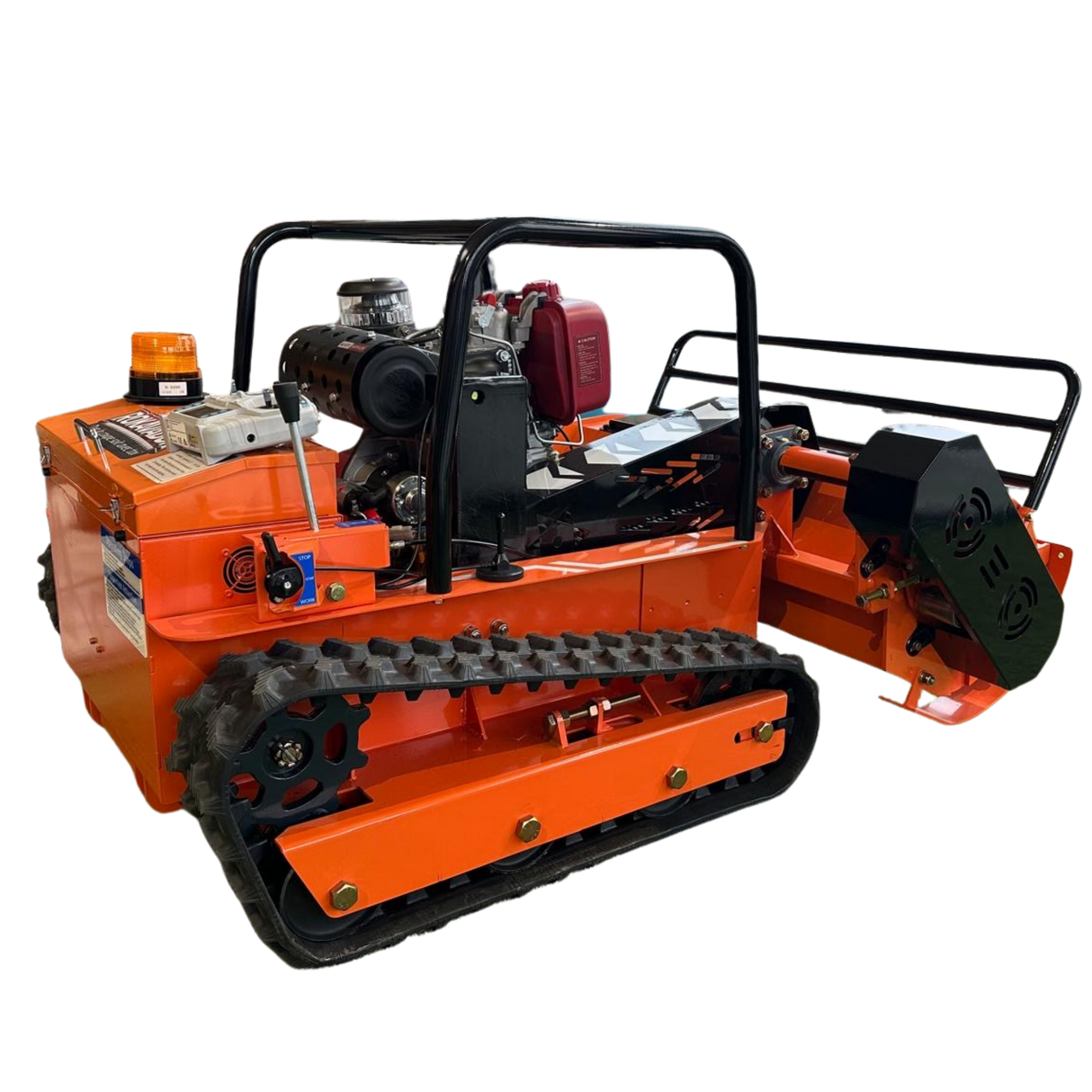 Tondeuse Débroussailleuse à chenilles télécommandée hybride DIESEL ROKAJABBA