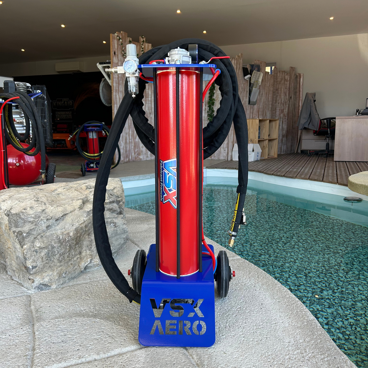 Chorro de arena VSX Air-Gum de 40 litros
