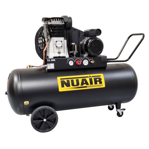 B3800B/4T/200 TECH PRO - Compresseur à piston silencieux 4 CV 200 L 400 V Tri