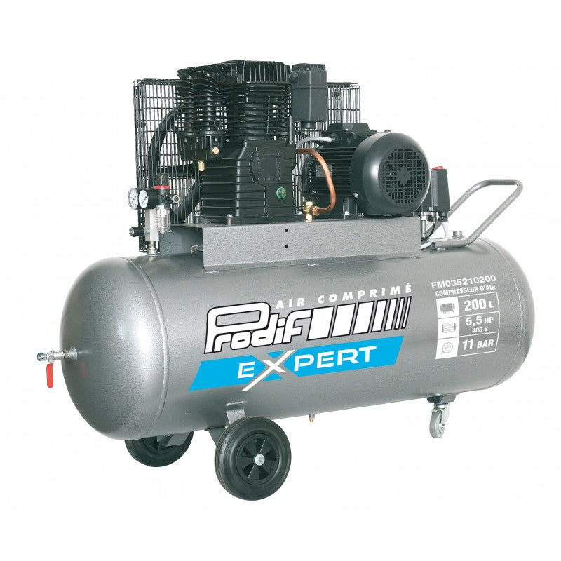 Compresseur 200 Litres 5,5CV Prodif Triphasé 400V — Triphasé / Prodif