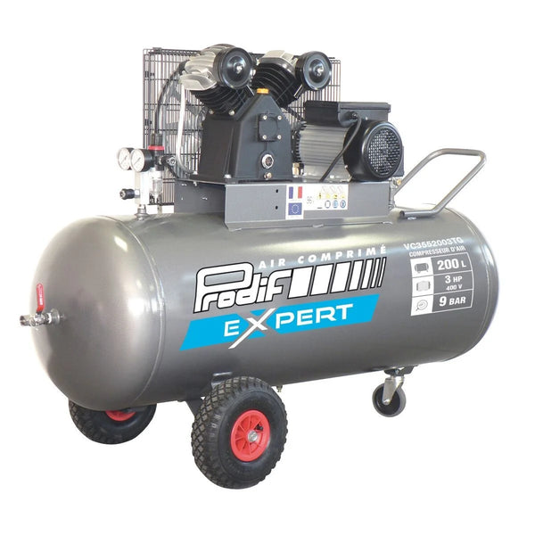 Compresseur 150 Litres 3CV 400V Prodif Triphasé — Triphasé / Prodif