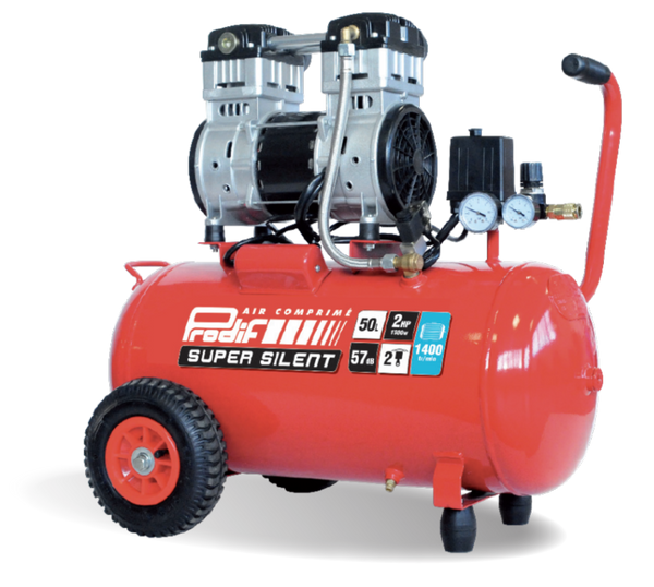 Compresseur 50 Litres 2CV Silencieux — Monophasé / Prodif